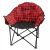 Kuma Lazy Bear Adult Camp Chair Red/Black