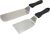 Camp Chef Professional Spatula Set: Stainless Steel Pancake or Hamburger Turner for Grill or Griddle, 2 pc, Black