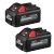 Milwaukee 48-11-1862 M18 18-Volt Lithium-Ion High Output 6.0Ah Battery Pack (2-Pack)