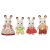 Calico Critters Chocolate Rabbit Family CC2028