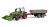 Bruder Fendt Vario 211 With Frontloader And Tipping Trailer 02182