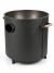 Large 20 Gallon Cauldron with Skirted Base, Cast Iron Construction