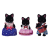 Calico Critters Midnight Cat Family CC1939