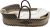 Hand-Woven Natural Moses Basket for Baby, Boho Style Bassinet with Leather-Wrapped Handles, Lightweight and Portable
