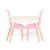 B.Spaces - Table & Pink Chairs Set
