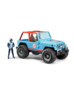 Bruder Jeep Cross Country Racer Blue With Driver 02541