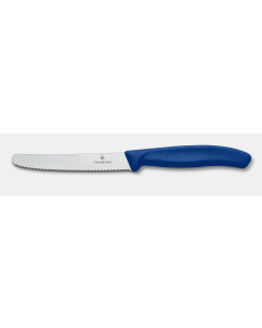 Victorinox Swiss Classic Tomato And Table Knife 11cm Blade - Blue