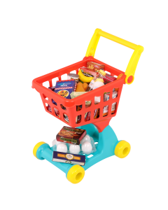 Battat Shopping Day Grocery Cart With Accessories BT4803