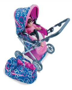 Playwell Doll Stroller With Carry Cot E9346