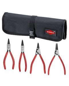 Knipex 4 Piece Snap Ring Set In Tool Roll 9K 00 19 51 US