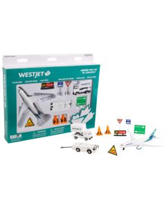 Playwell WestJet Airport Play Set New Livery - Daron DRT73711 