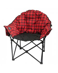 Kuma Lazy Bear Chair Red/Black