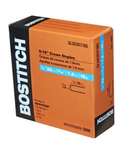 Bostitch 5/16" Crown X 7/8" Leg 18 Gauge SL Series Staple 5,000 per pack SL50357/8G
