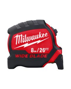 Milwaukee 8M/26' Wide Blade Tape Measure 48-22-0226 17' Standout