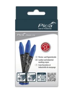 Pica Blue Lumber Crayon (Pack of 12)