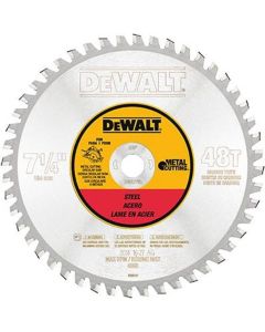 Dewalt 7.25" Heavy Guage Ferrous Metal Cutting Saw Blade DWA7766