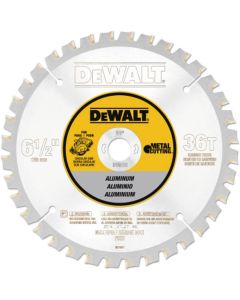 Dewalt 6.5" Aluminum Cutting Circular Saw Blade DW9152