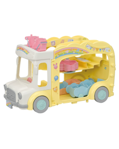 Calico Critters Rainbow Fun Nursery Bus CC2167