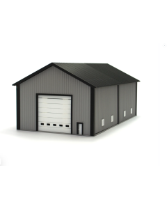 Microville Large Shop Dark Grey LS00225