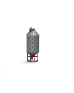 Microville Corrugated Wall Hopper Bin Medium HB00425