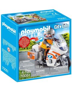 Playmobil Emergency Motorbike 70051
