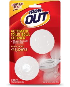 Iron Out Automatic Toilet Bowl Cleaner 2 Pack