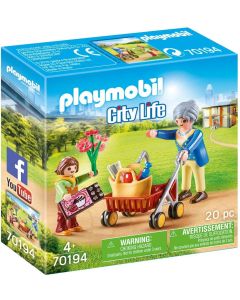 Playmobil Grandmother with Child 70194