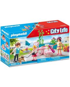 Playmobil CITY LIFE Coffee Break 70593