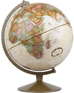 Replogle Globes Franklin World Globe, Antique Ocean, 12" Diameter