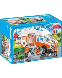 Playmobil Ambulance With Flashing Lights 70049