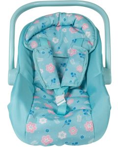 Adora Baby Doll Car Seat - Blue Flower Power 29308