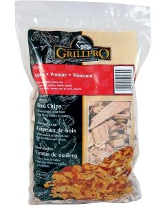 Grillpro Apple Wood Chips for Grilling, Smoking Meat 2lbs