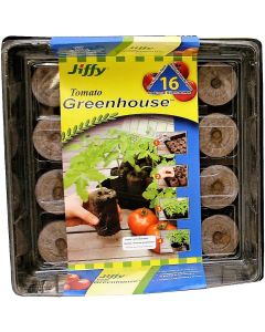 Jiffy Tomato & Vegetable Greenhouse Grows 16 Plants