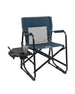 GCI Outdoor Freestyle Rocker With Side Table Heathered Indigo 371145