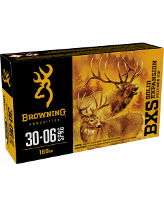 Browning 30-06 Springfield BXS 180GR Solid Expansion Polymer Tip B192430061