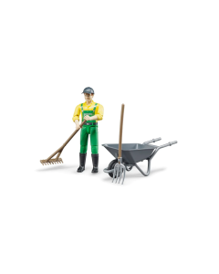 Bruder Farmer With Accessories 62610