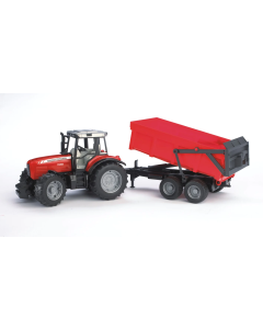 Bruder 02045 Massey Ferguson 7480 with Dumping Trailer