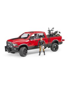 Bruder Toys RAM 2500 Power Wagon w/ Scrambler Ducati Desert Sled 02502