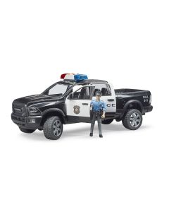 Bruder Police Ram 2500 With Policeman And Light & Sound Module 02505