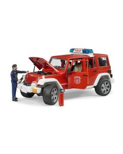 Bruder Jeep Rubicon Fire Rescue With Fireman 02528