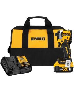 Dewalt ATOMIC 20V MAX Brushless Cordless 3-Speed 1/4" Impact Driver Kit DCF850P1