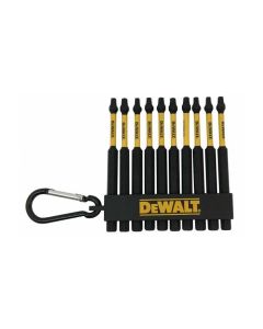 DeWalt DWA3SQ2IRCARC FlexTorq #3 Square Drive x 2" Impact Ready Bits 10-Piece