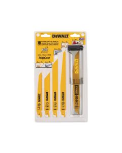 Dewalt 16 PC Bi-Metal Reciprocating Saw Blade Set DW4899