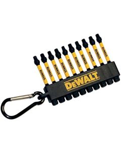 Dewalt Impact Driver Set FlexTorq - Square - 2'' - 10/Pack DWA2SQ2IRCARC