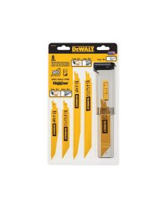 Dewalt Assorted Bi-Metal Wood Reciprocating Saw Blades DWAR8SETCS