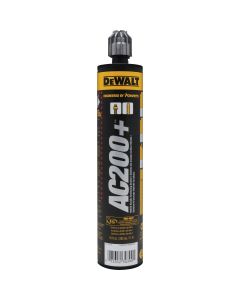 Dewalt 10 oz. AC200+ Acrylic Injection Adhesive Anchoring System, 10 oz. Quick-Shot Cartridge PFC1271050