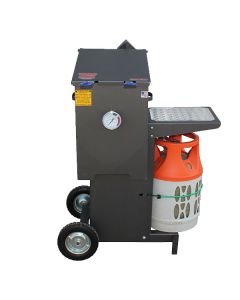 R & V Works Cajun Fryer 6 Gallon Propane Gas Deep Fryer with Stand and 2 Baskets