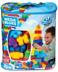 Fisher Price MEGA BLOKS 80 Piece First Builders Build Set