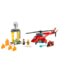 LEGO CITY Fire Rescue Helicopter 212 Pieces 60281