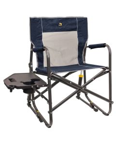 GCI Outdoor Freestyle Rocker With Side Table Heathered Indigo 371145